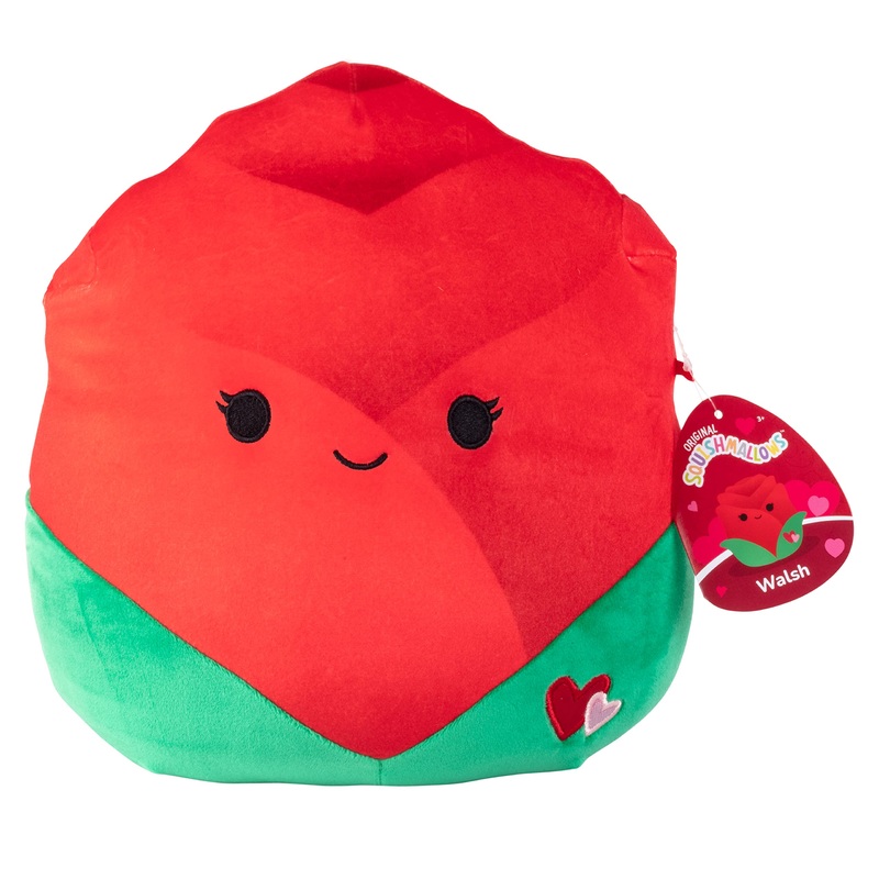 Squishmallows Original 10-Inch Walsh The Flower - Official Jazwares Plush - Collectible Cute Soft & Squishy Stuffed Animal Toy - Add To Your Squad - Gift For Kids, Girls & Boys