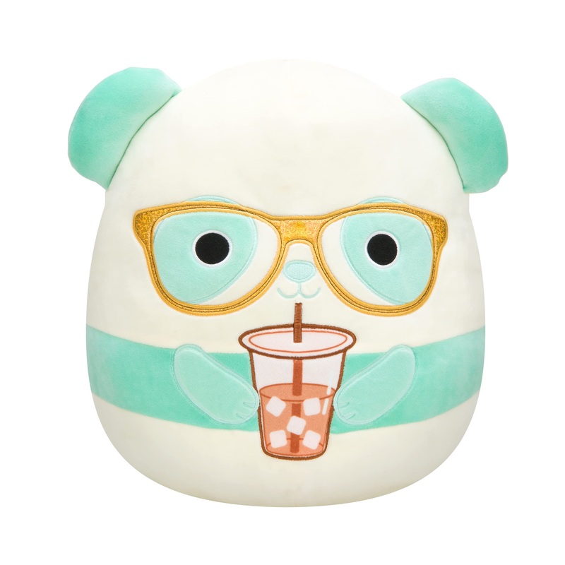 Squishmallows Original 14-Inch Sissy Teal Panda With Glasses - Large Ultrasoft Official Jazwares Plush