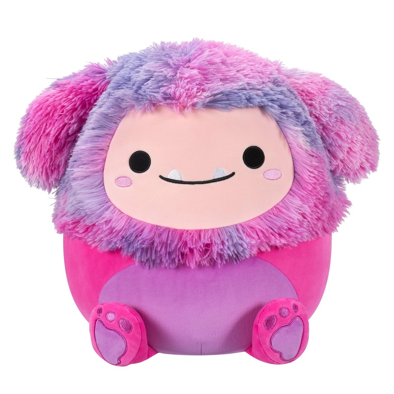 Squishmallows Original 14-Inch Woxie Magenta Bigfoot With Tie-Dye Mane - Official Jazwares Large Plush