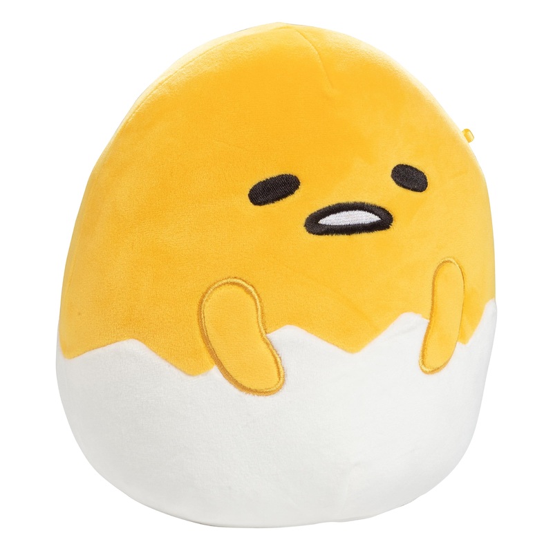 Squishmallows Original 8-Inch Gudetama The Lazy Egg - Official Jazwares Plush - Collectible Soft & Squishy Sanrio Easter Egg Stuffed Animal Toy - Add To Your Squad - Gift For Kids, Girls & Boys