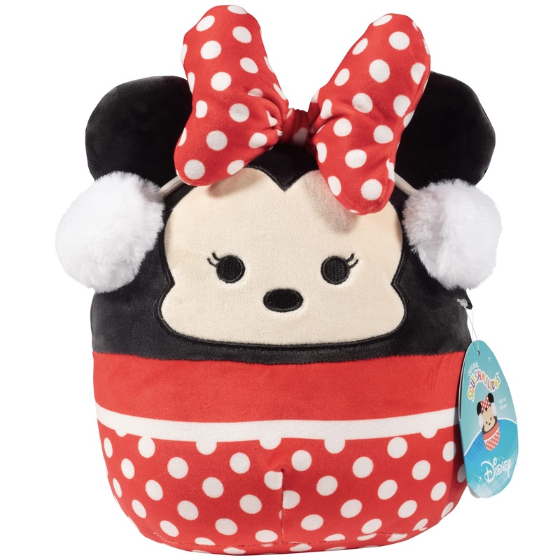 Squishmallows Original 8-Inch Minnie Mouse - Official Jazwares Plush - Collectible Soft & Squishy Stuffed Animal Toy - Gift For Kids, Boys & Girls