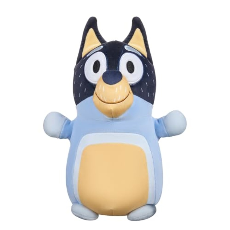 Squishmallows Original Bluey 10-Inch Bandit Hugmees - Medium-Sized Ultrasoft Official Jazwares Plush