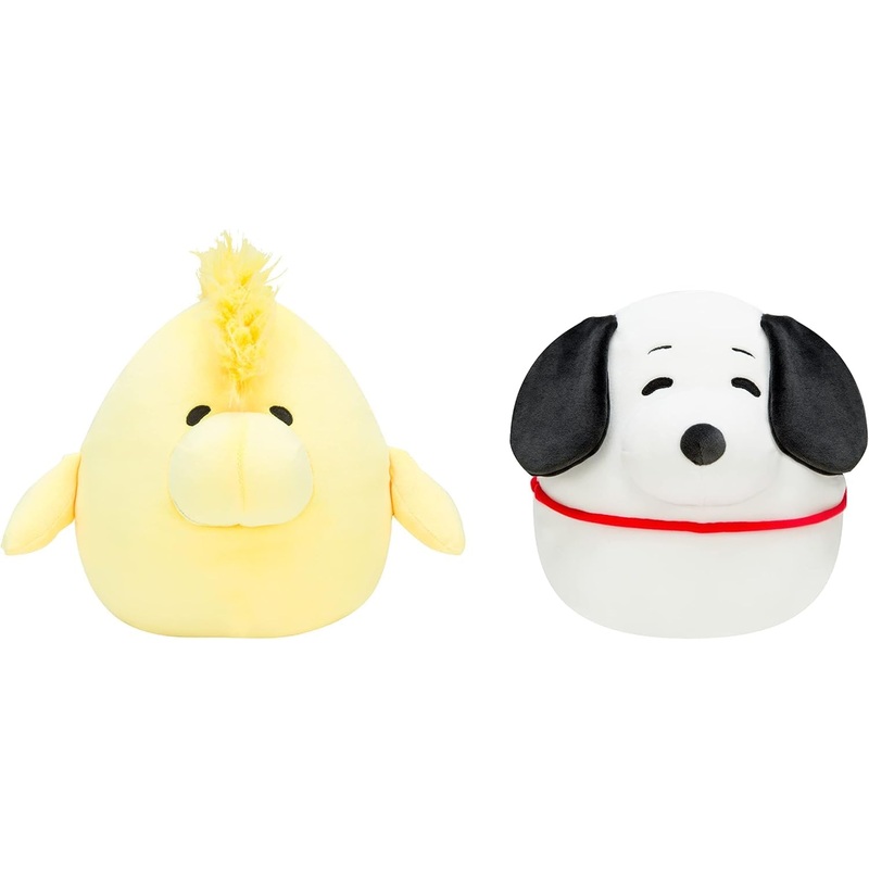 Squishmallows Peanuts 8-Inch 2-Pack Plush - Add Snoopy & Woodstock To Your Squad, Ultrasoft Stuffed Animal Large Plush, Official Kelly Toy Plush