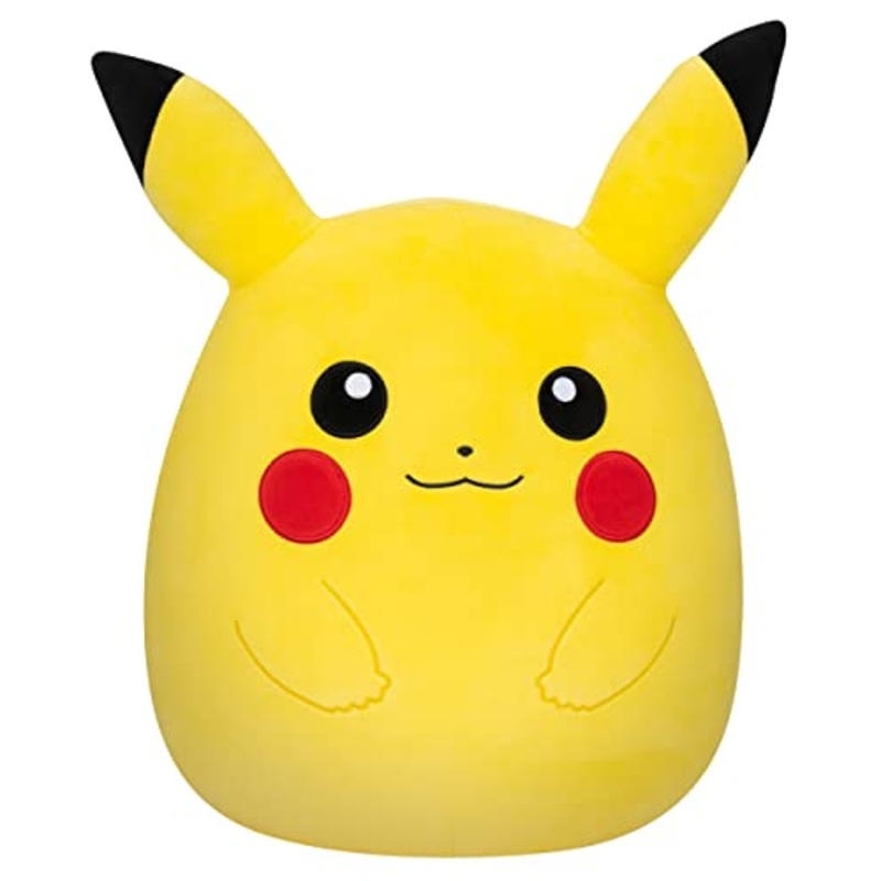 Squishmallows Pokemon 14-Inch Pikachu Plush - Add Pikachu To Your Squad, Ultrasoft Stuffed Animal Large Plush, Official Kelly Toy Plush