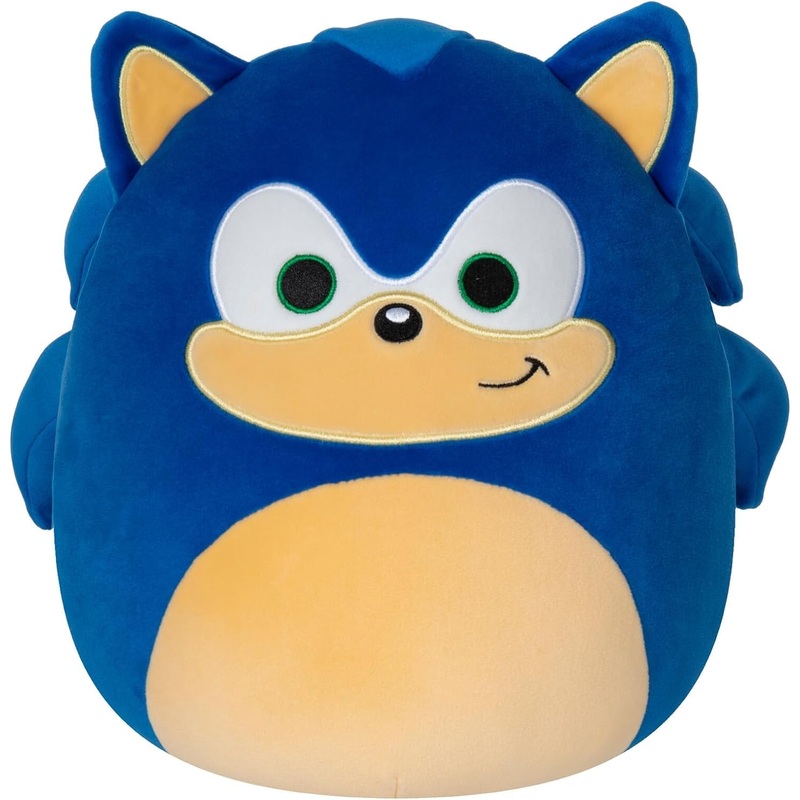 Squishmallows Girl'S Classic Sonic The Hedgehog 10-Inch Medium Ultrasoft Official Plush, One Size