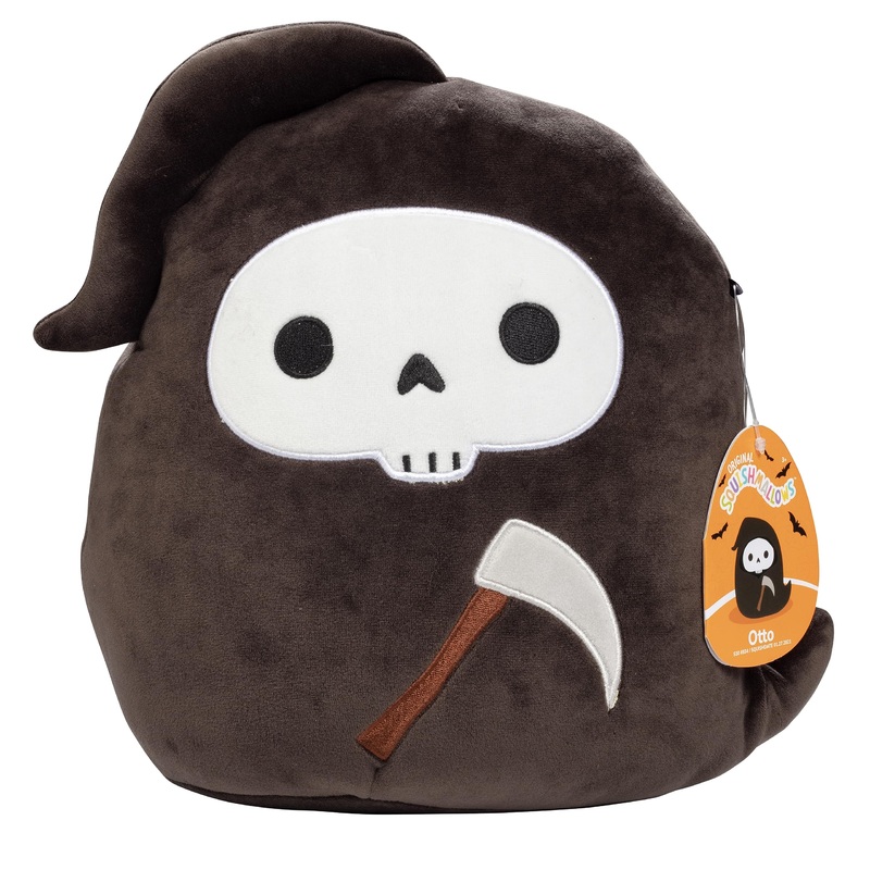 Squishmallows Original 10-Inch Otto The Grim Reaper - Official Jazwares Plush - Collectible Soft & Squishy Grim Reaper Stuffed Animal Toy - Add To Your Squad - Gift For Kids, Girls & Boys