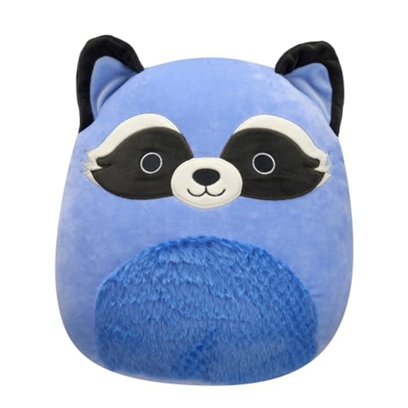 Squishmallows Original 12-Inch Duranga Blue Raccoon - Official Jazwares Plush (Medium-Sized)