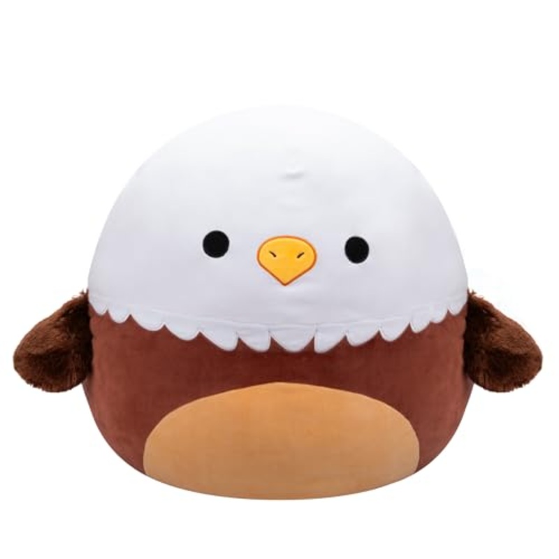 Squishmallows Original 20-Inch Edward Bald Eagle With Fuzzy Wings - Official Jazwares Jumbo Plush