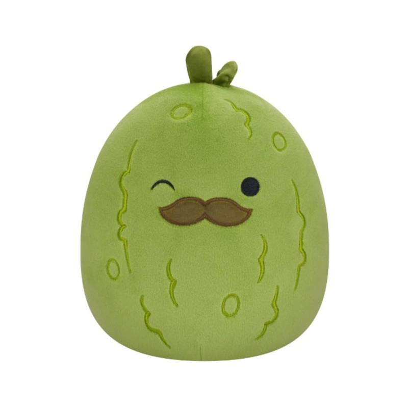 Squishmallows Originals 19 Cm Charles The Moustache Pickle, Add Nichelle To Your Team, Ultra Soft Plush