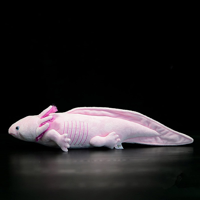Zhongxin Made Axolotl Plush - Pink Axolotl Stuffed Animal, Realistic 20' Cute Ambystoma Creepy Amphibians Plush Toys, Unique Plush Gift Collection For Kids