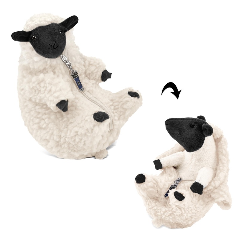Agrimony Cute Shaved Sheep Stuffed Animals,Small Plushies Kawaii Lamb Plush Toys, Easter Valentines Mothers Day Birthday Christmas Funny Gifts Sheep Decor For Kids Girls Boys Teens Women