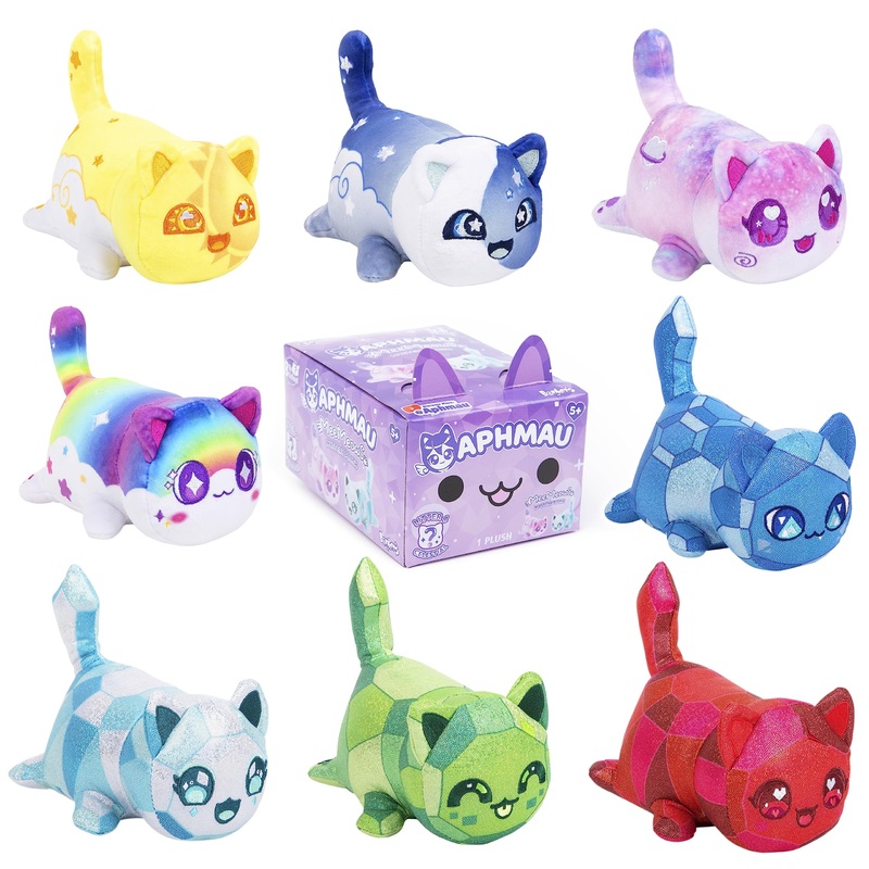 Aphmau 6 Meemeow Mystery Plush  Series 4; Youtube Gaming Channel, Blind Box, 1 Of 8 Possible Celestial Meemeows, Official Merch, Styles May Vary