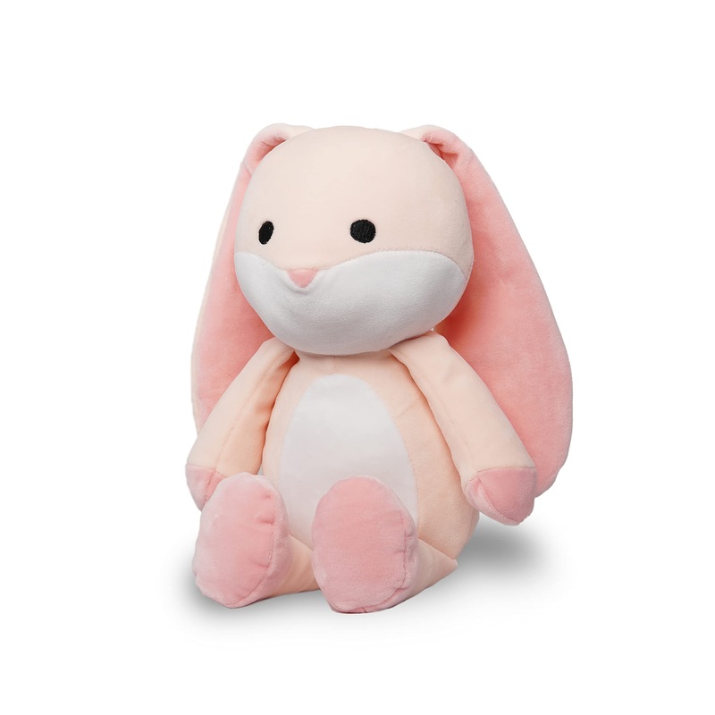 Avocatt Pink Bunny Rabbit Plush - 10 Inches Stuffed Animal Plushie - Plushy And Squishy Rabbit With Soft Fabric And Stuffing - Cute Toy Gift For Boys And Girls