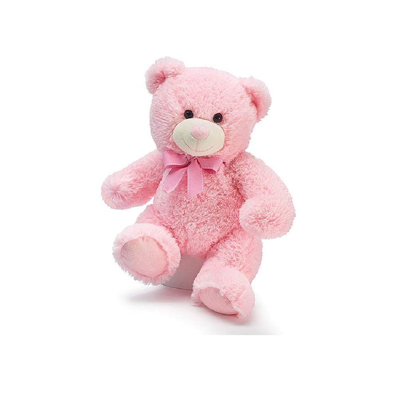 Burton & Burton Plush Pink Bear, 16 Inches