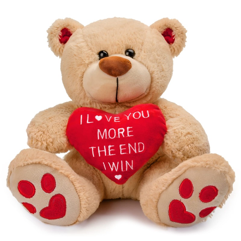Casetank Valentines Gifts For Her Him Kids Girlfriend Boyfriend Wife Mom Fiance, Valentines Gifts For Women, Valentine'S Teddy Bear - 10 Inches, Funny Cute Stuffed Animal Plush Present For Birthday