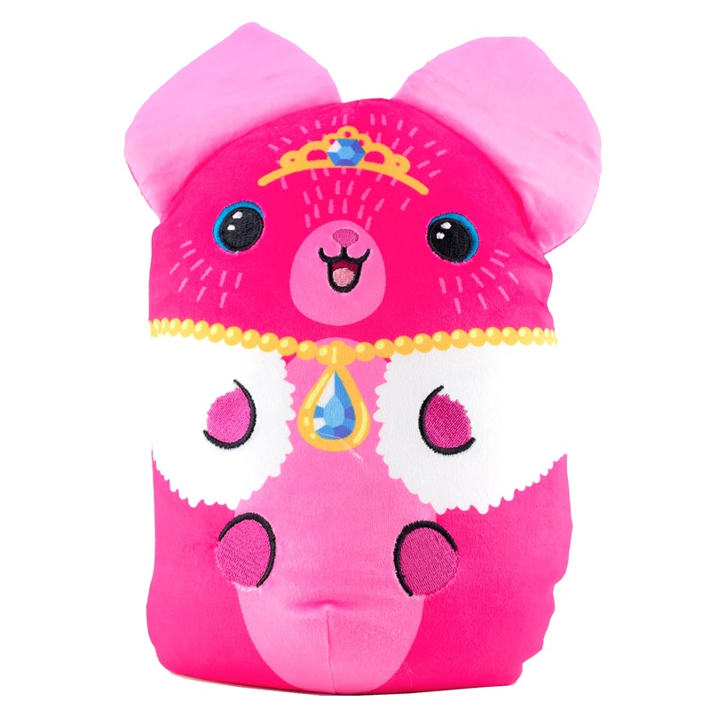 Dogs Vs Squirls - Chachee - Jumbo - 8' Super-Soft & Bean-Filled Plushies! Collect These As Desk Pets, Fidget Toys, Or Sensory Toys - Great For Kids, Boys, & Girls!