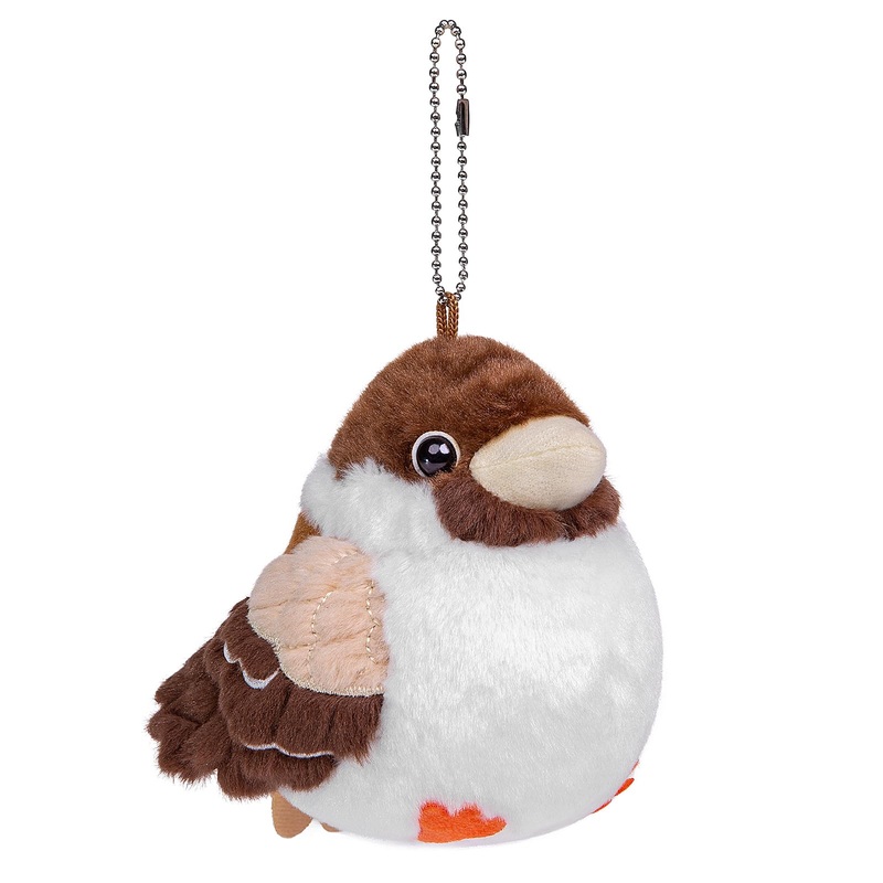 Simulation White Pigeon Stuffed Animal Toy - 10 Inch Rock Pigeon Toys, Cute Pigeon As Gift For Kids (4.4In Sparrow)