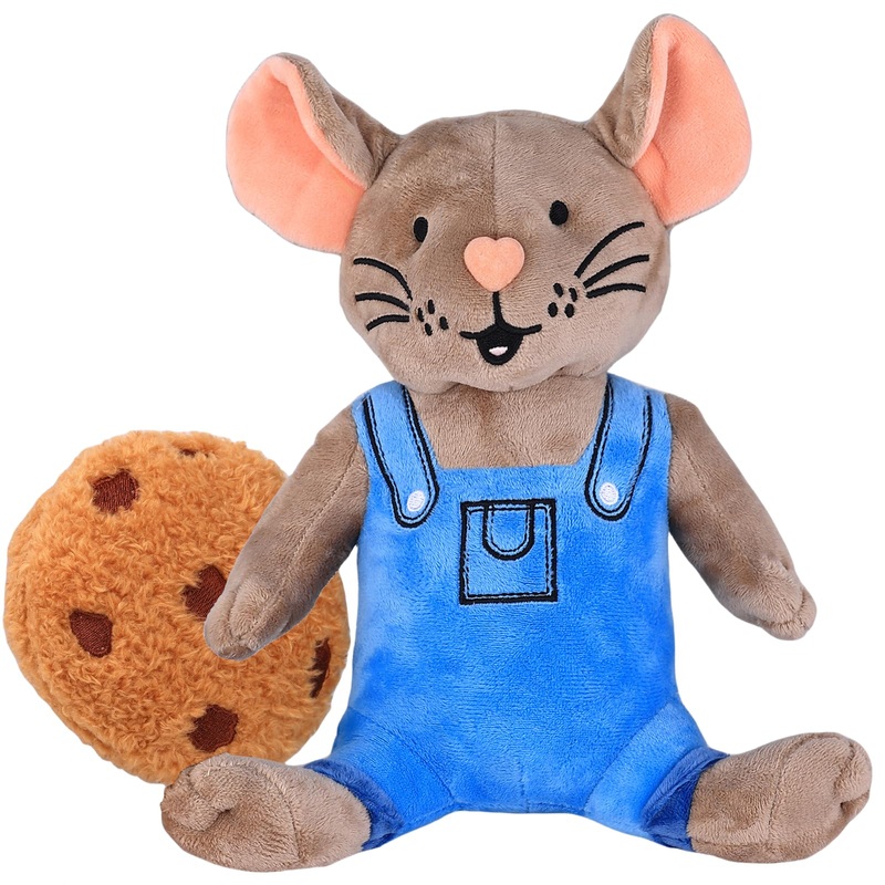 Xiumon If You Give Mouse A Cookie Plush, 4' Cookie And Mouse Plush 2Pcs, Book Buddies Stuffed Animal Are The For Children And Teachers