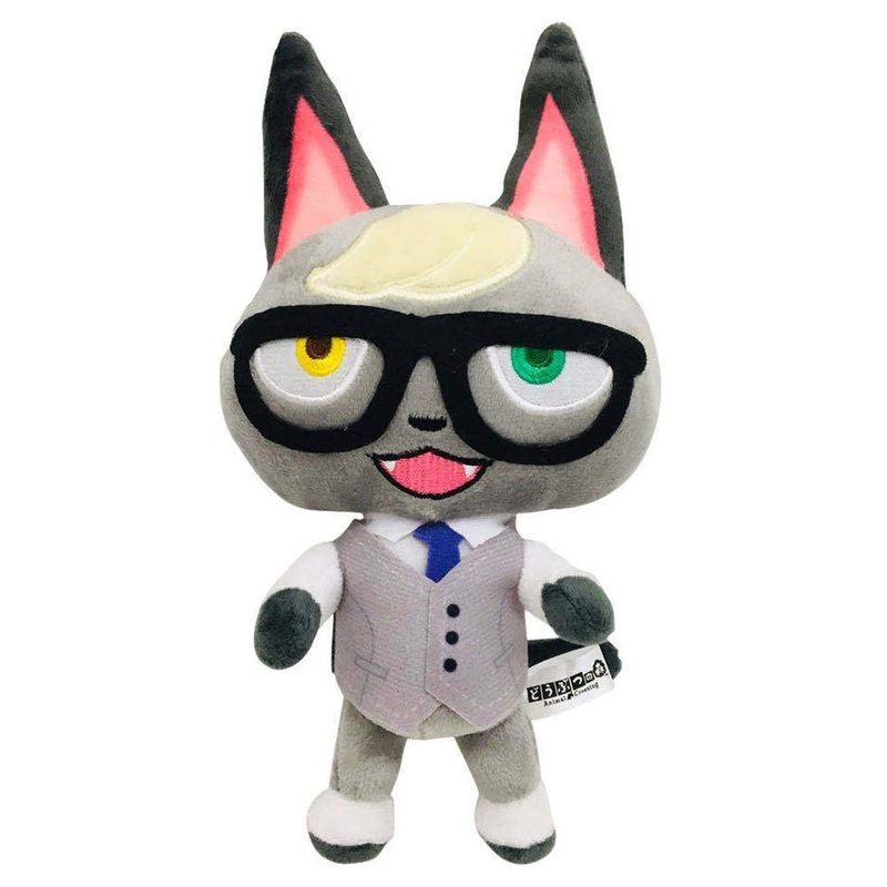 Ycixri Animal Crossing New Leaf Plush Toy Suitable For Collection, Animal Crossing: New Horizons Stuffed Doll Toy For Boy Girl Christmas Halloween Birthday Gift, 8 (Raymond)