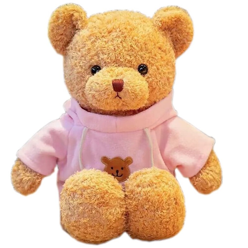 Yukouqian Teddy Bear Stuffed Animal Cute Teddy Bears Plush Toy 11.8 Inch For Girls Boys Christmas Valentine'S Day (Pink Bear)