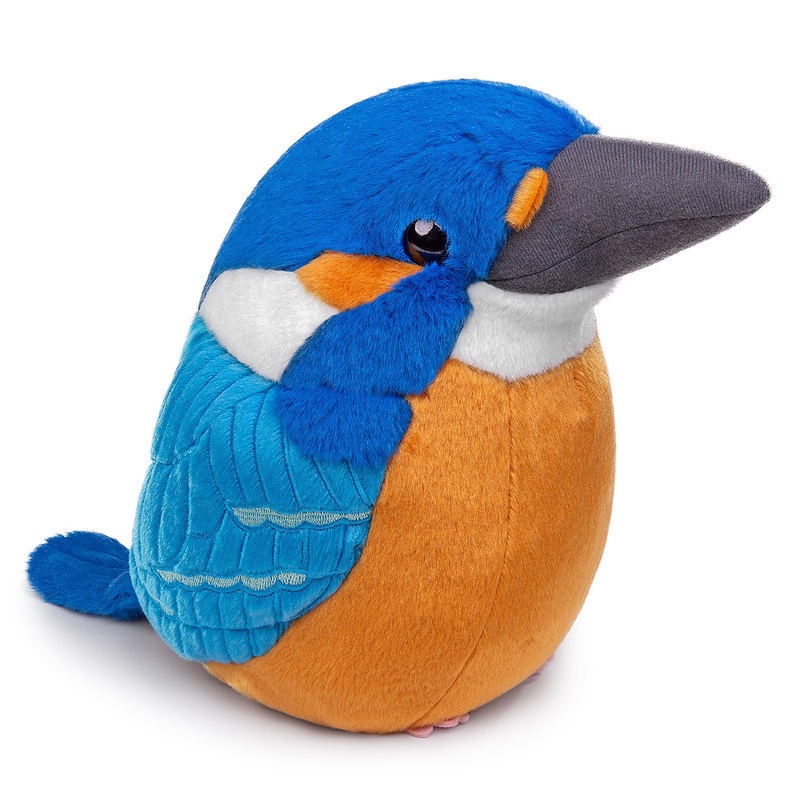 Zhongxin Made Kingfisher Plush Toy - Realistic Kingfisher Stuffed Animals 10Inch, Cute Little Bird Raven Plush As Gift For Your Friends