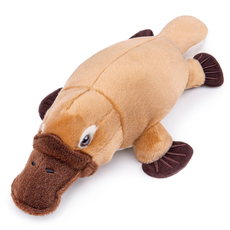 Zhongxin Made Platypus Plush Toy - Lifelike Platypus Stuffed Animals 15In, Realistic Soft Platypus Toys, Simulation Platypus Plushie Model Toy, Unique Plush Gift Collection For Kids
