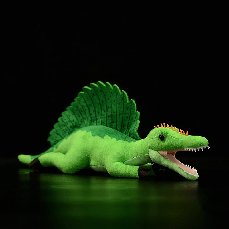 Zhongxin Made Simulation Spinosaurus Dinosaur Stuffed Plush Toy - 18' Soft Lifelike Sail-Backed Dinosaur Model Toy, Real Life Dinosaur Stuffed Animal Toys, Collectible Gifts For Kids
