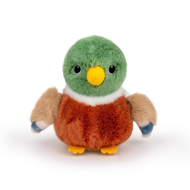 Adorlynetty Mallard Duck Stuffed Animal 5 Inches Mallard Plush Little Bird Plush Toy - Realistic Mallard Stuffed Animal, Cute Little Bird Plushie As Gift For Your Kids Friends