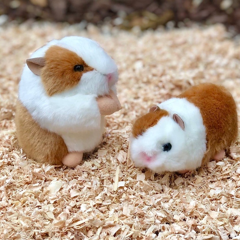 Auswella Plush Sitting And Standing Plush Hamsters- Plush Stuffed Animals Hamster