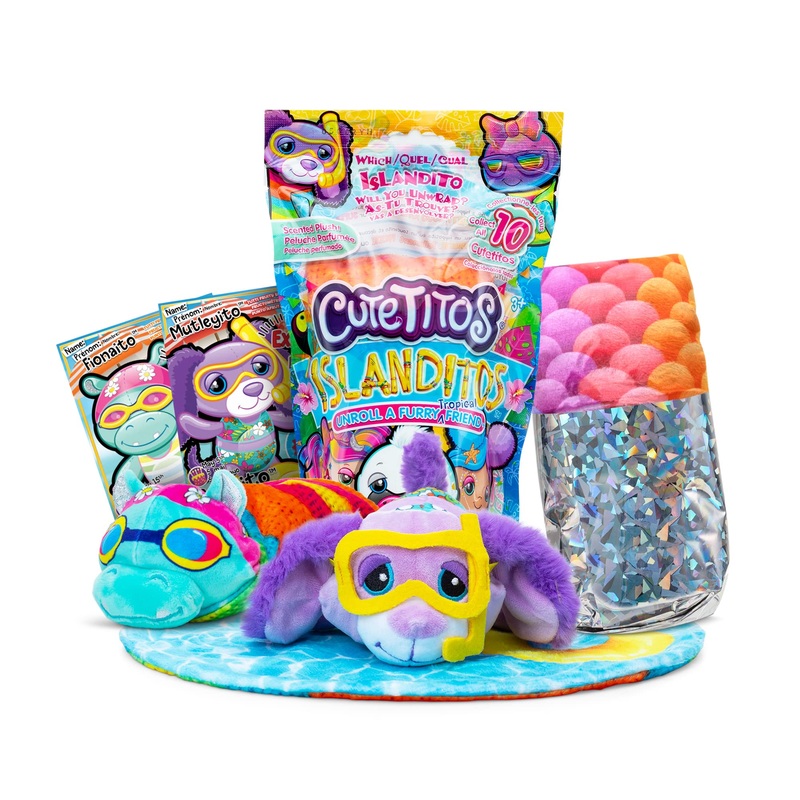 Cutetitos New Island Theme - Scented Islanditos - Surprise Stuffed Animals - Collectible Island Plush - Series 1