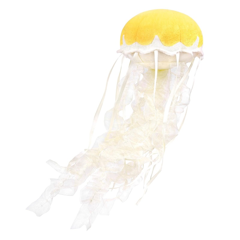 Double Bread Realistic Jellyfish Stuffed Animal, Cute Jellyfish Plush Toy For Birthday Room Decor, Sea Animal Jellyfish Collection Gift For Boys And Girls(Bright Purple)