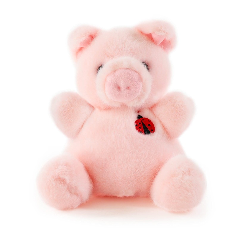 Sew Butiful 8' Pink Pig Stuffed Animals Plush, Cute Plushies For Animal Themed Parties Teacher Student Award, Animal Toys For Baby, Boy, Girls, Great For Nursery, Room Decor, Bed