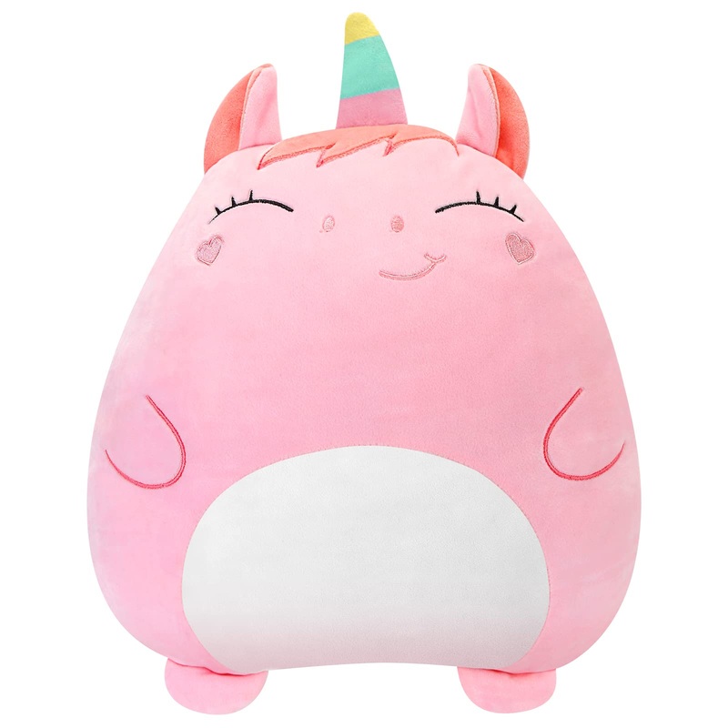 Stuffed Animals Plush Toy 16Inch Pink Cute Stuffed Animals For Girls Cartoon Kid'S Plush Toy Pillows Soft Lumbar Back Cushion Birthday Gifts For Kids Children