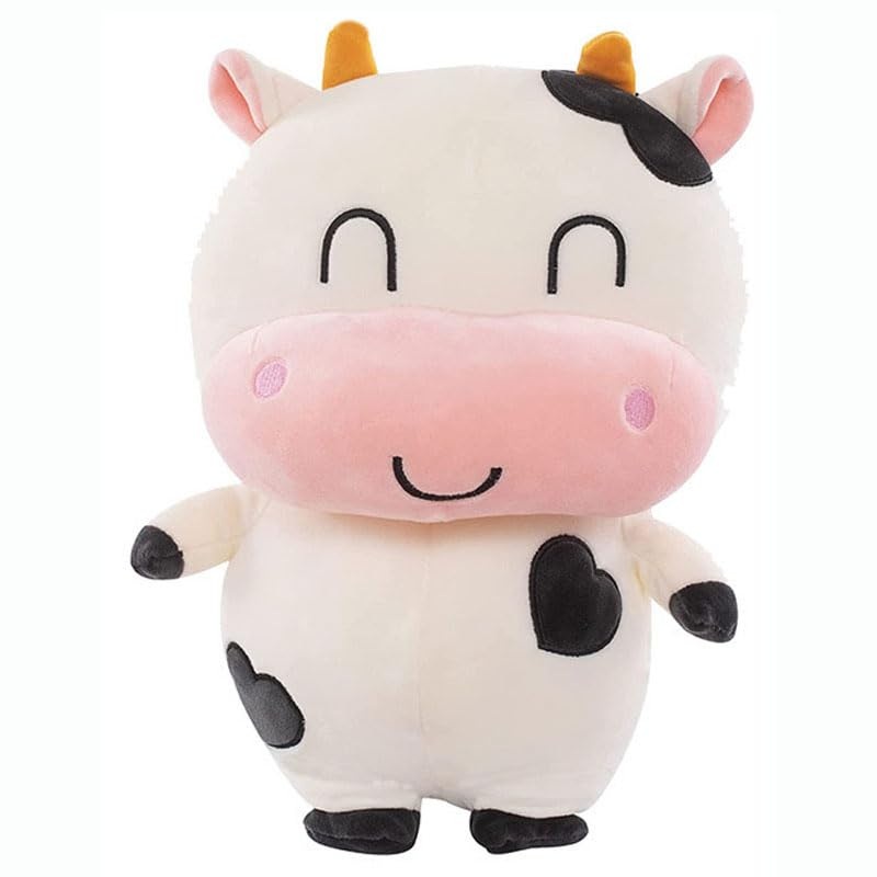 Yukouqian Cow Stuffed Animal Cow Plush Doll Toy 9.5 Inch For Girls Boys (Miyan Nainiu 25Cm