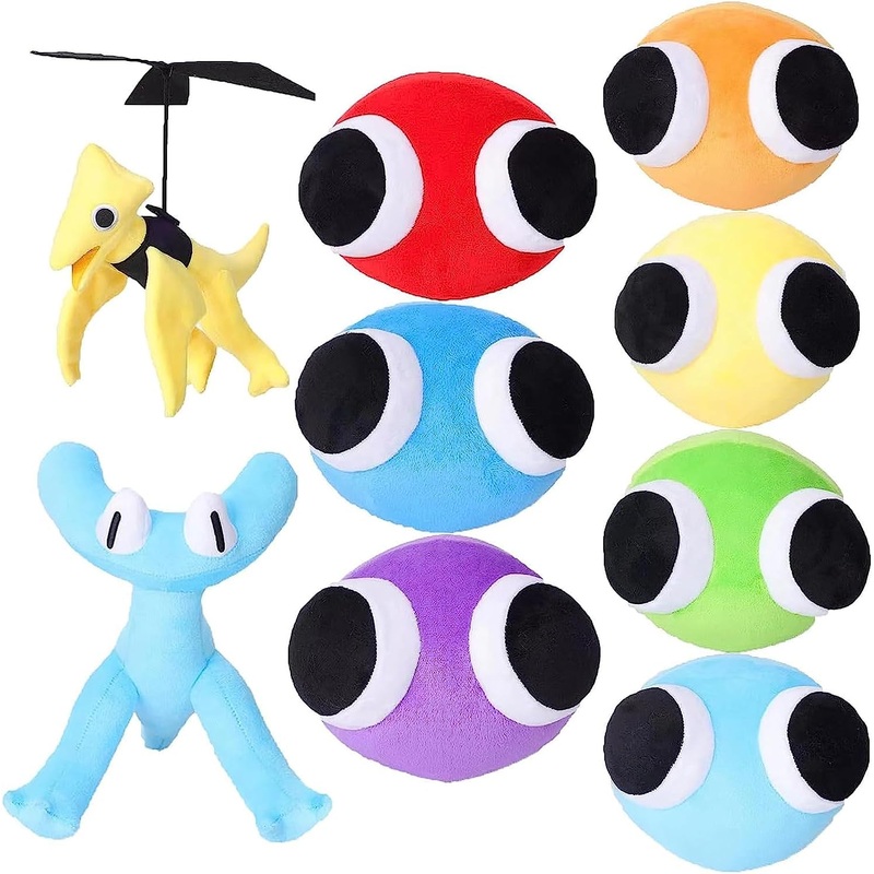 Yzonu 9Pcs Friends Plush Stuffed Animal The Game Horror Toys Halloween Christmas Birthday Party Gifts For Best Friends And Kids