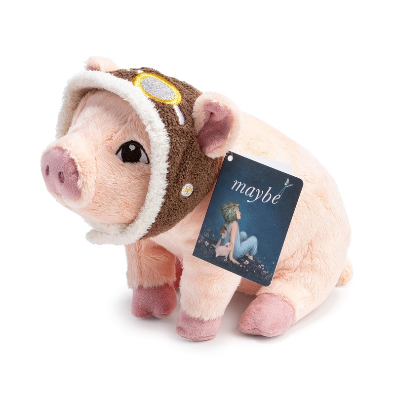 Compendium Flying Pig Plush A Cute Stuffed Animal Companion To The Book Maybe 5'W X 6. 5'H X 9. 25'D