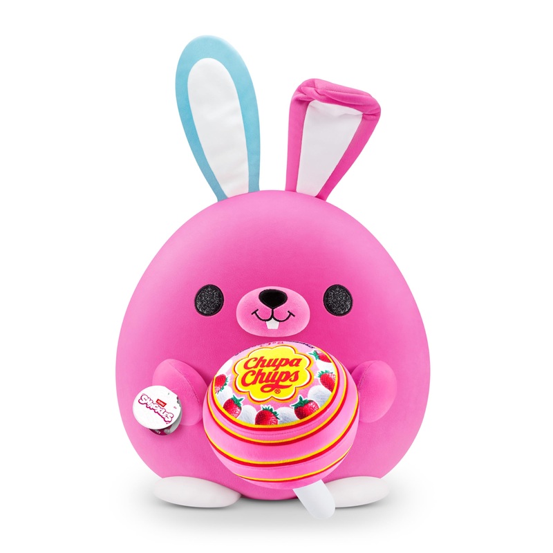 Snackles (Chupa Chups) Bunny Super Sized 14 Inch Plush By Zuru, Ultra Soft Plush, Collectible Plush With Real Licensed Brands, Stuffed Animal