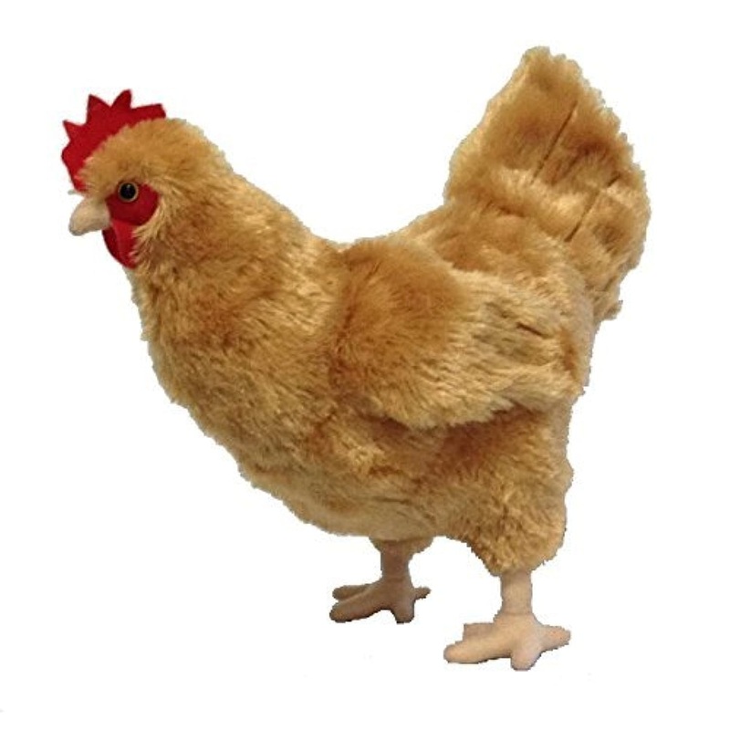 Adore 12'' Standing Buffy The Hen Chicken Plush Stuffed Animal Toy