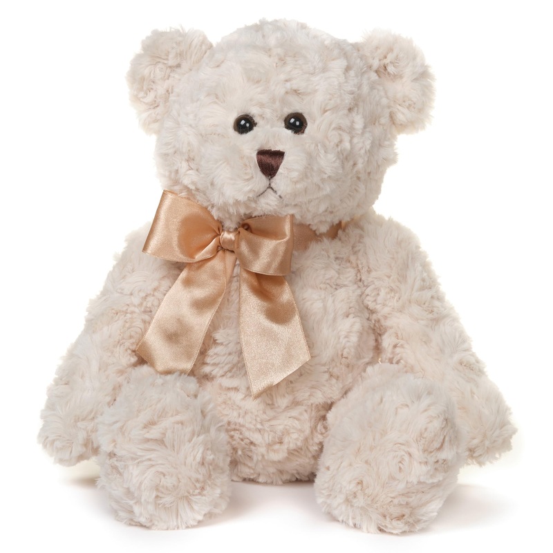 Bearington Huggles, 16 Inch Creamy White Teddy Bear Stuffed Animal, Makes A Great Gift For Birthday, Anniversary, Holiday, Or Gr