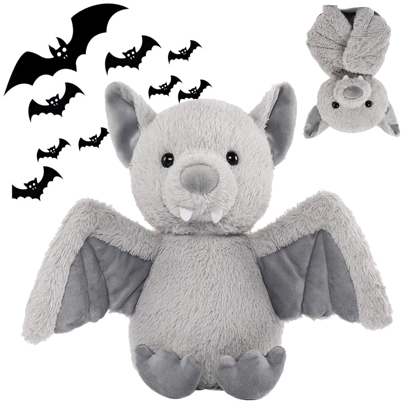 Cuddly 11 Inch Plush Bat Stuffed Animal Halloween Stuffed Animal Plush Toys Plush Animal Doll Bedtime Toys Birthday Xmas Furry G