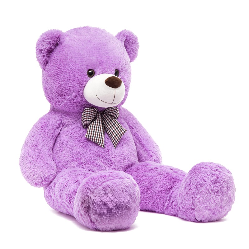 Morismos 39 Inch Giant Teddy Bear Stuffed Animals, Big Bear Plush Toy For Girlfriend Kids Christmas Valentine'S Day Birthday, Pu