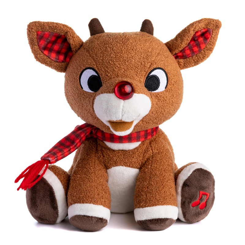 Rudolph The Red - Nosed Reindeer - Stuffed Animal Plush Toy With Music & Lights