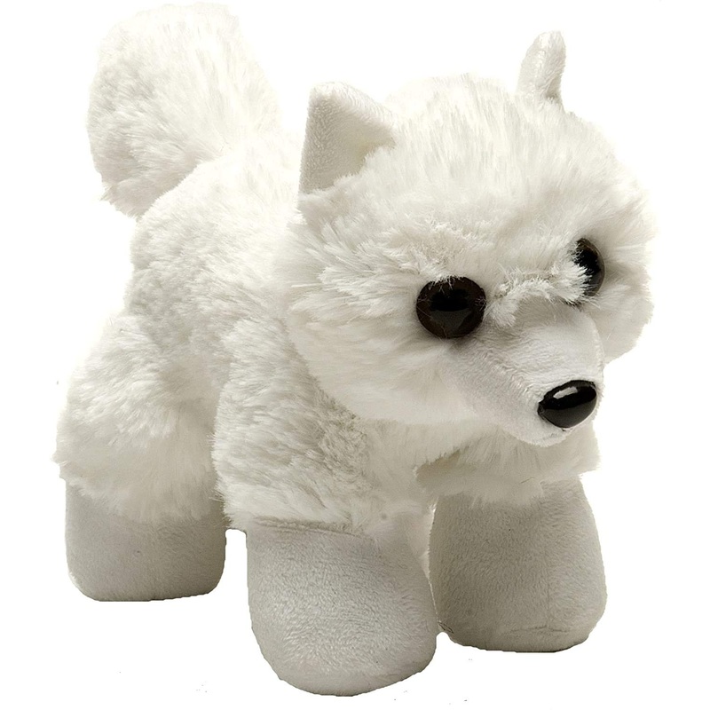 Wild Republic Arctic Fox Plush, Stuffed Animal, Plush Toy, Gifts For Kids, Hugems 7''