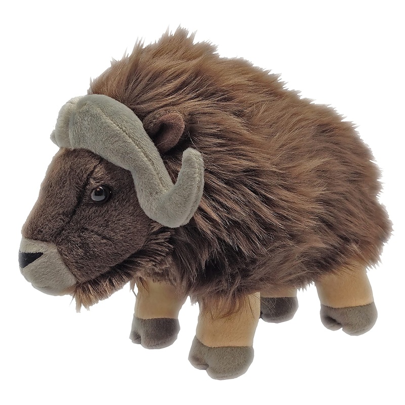 Wild Republic Musk Ox Plush, Stuffed Animal, Plush Toy, Gifts For Kids, Cuddlekins 12 Inches