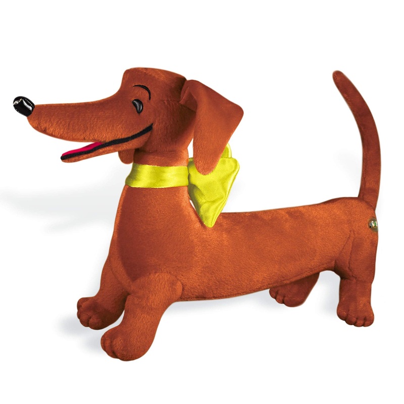 Yottoy Classics Collection | H.As Pretzel Soft Stuffed Animal Bendable Dog Plush Toy - 14