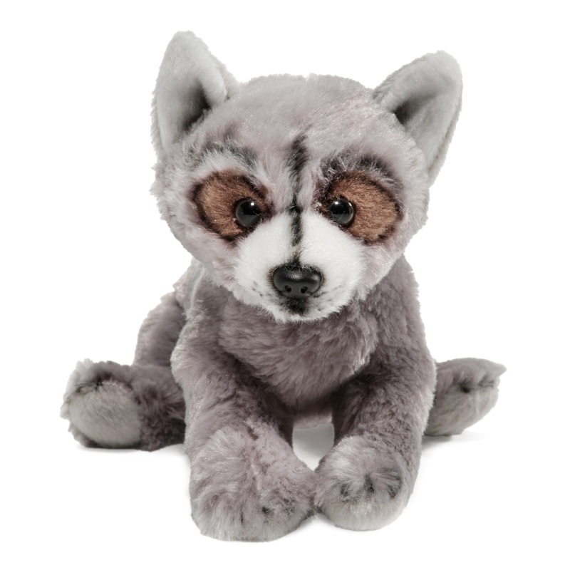 Bearington Lil' Rocko Small Plush Stuffed Animal Raccoon, 7 Inches