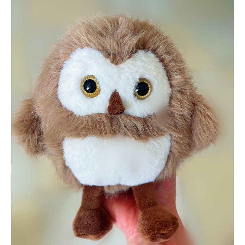 Ryttir 10 Inch Chubby Mini Owl Stuffed Animal, Adventure Stuffed Owl Toy, Brave Boy'S And Girl'S Room Owl Plush Decor, Funny Owl Plushies For Kids And Women