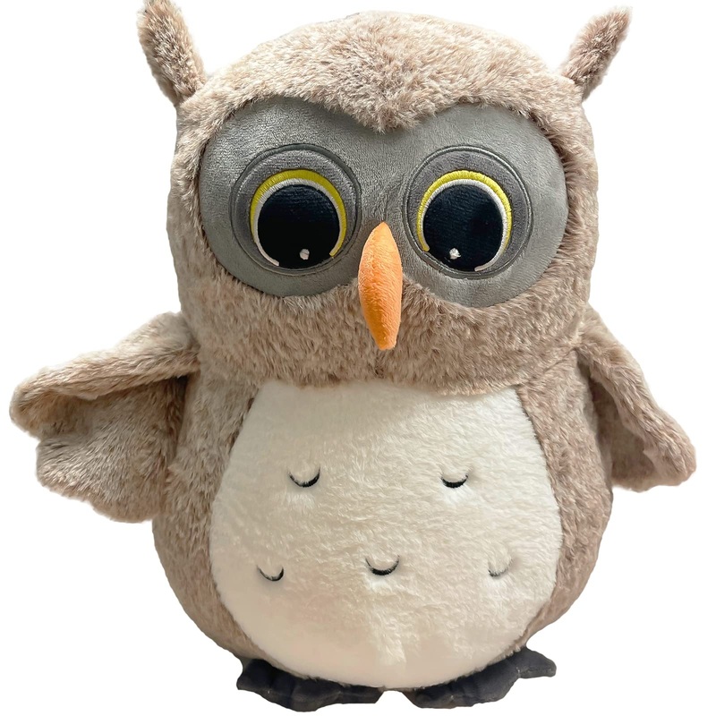 Ryttir 15.7 Inch Chubby Big Owl Stuffed Animal, Adventure Stuffed Owl Toy, Brave Boy'S And Girl'S Room Owl Plush Decor, Funny Owl Plushies For Kids And Women