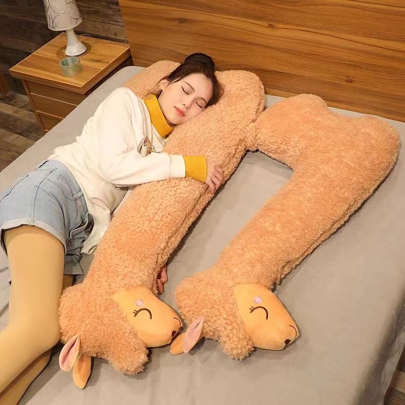 Ryttir 40 Inch Llama Stuffed Animal,Cuddly Llama Plush Soft Stuffed Llama Toy Favor For Kids Girl, Easter Birthday Anniversary Student Home Decor