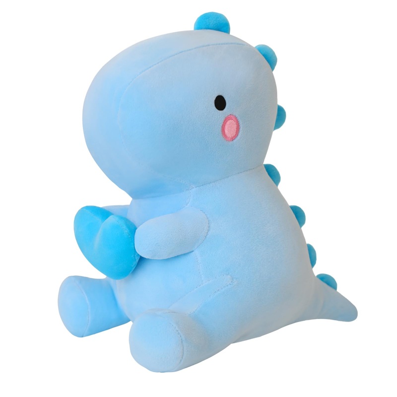 Sqeqe Dinosaur Stuffed Animal, Loving Soft Dino Plush Toys With Holding Heart For Valentine Day, Sweet Romantic Anniversary Birthday Gift For Her Girls Boys Girlfriend(Blue,12 Inch)